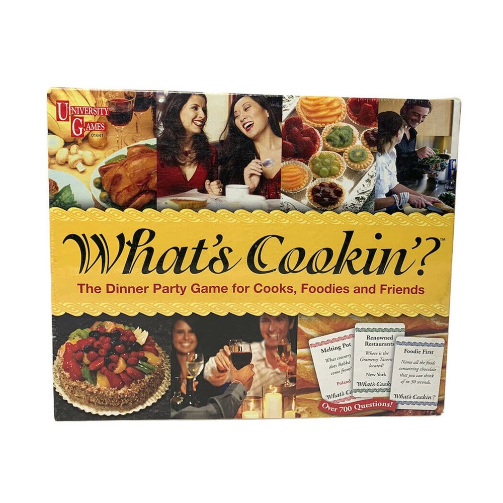 NEW What's Cookin'? Party Game For Foodies Cooks and Friends Gift for Chef